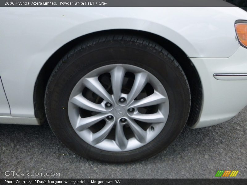 Powder White Pearl / Gray 2006 Hyundai Azera Limited