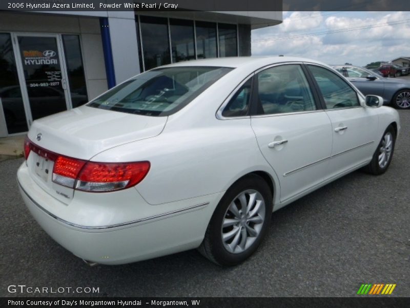 Powder White Pearl / Gray 2006 Hyundai Azera Limited