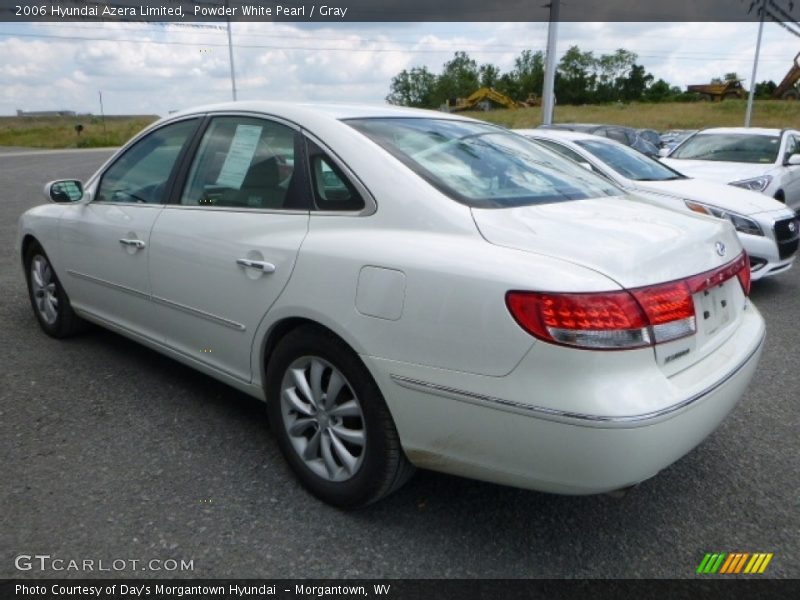 Powder White Pearl / Gray 2006 Hyundai Azera Limited