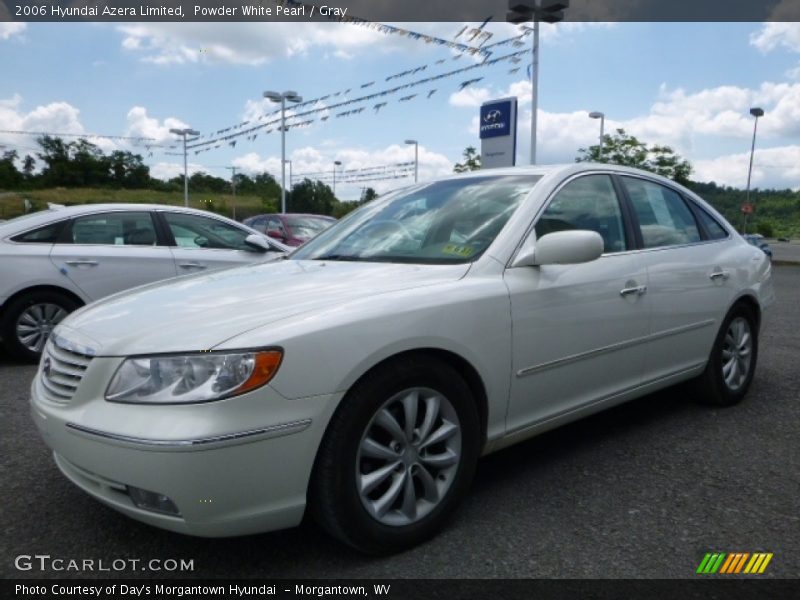 Powder White Pearl / Gray 2006 Hyundai Azera Limited