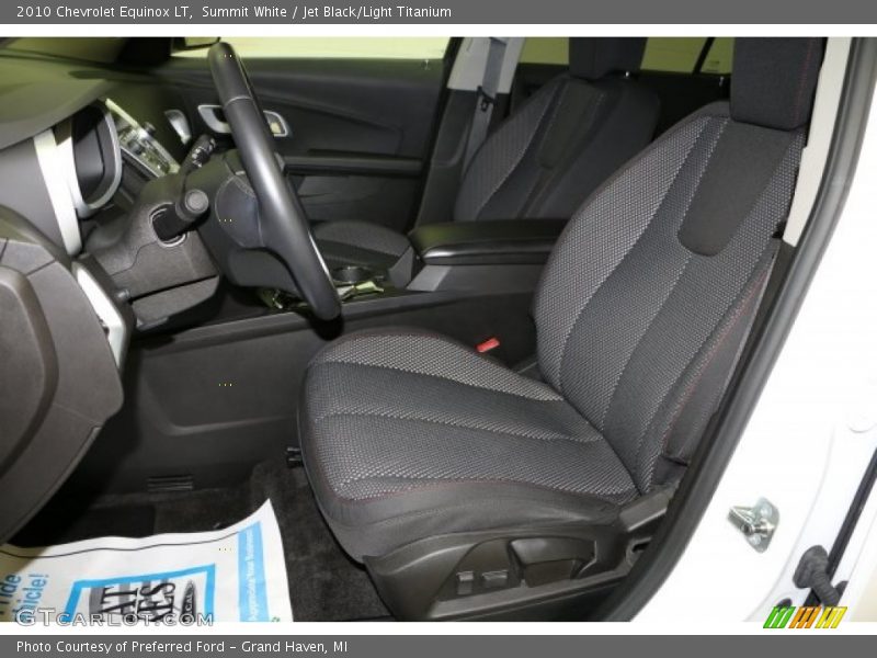 Summit White / Jet Black/Light Titanium 2010 Chevrolet Equinox LT