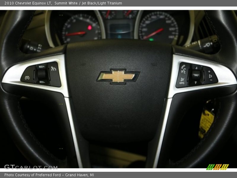 Summit White / Jet Black/Light Titanium 2010 Chevrolet Equinox LT
