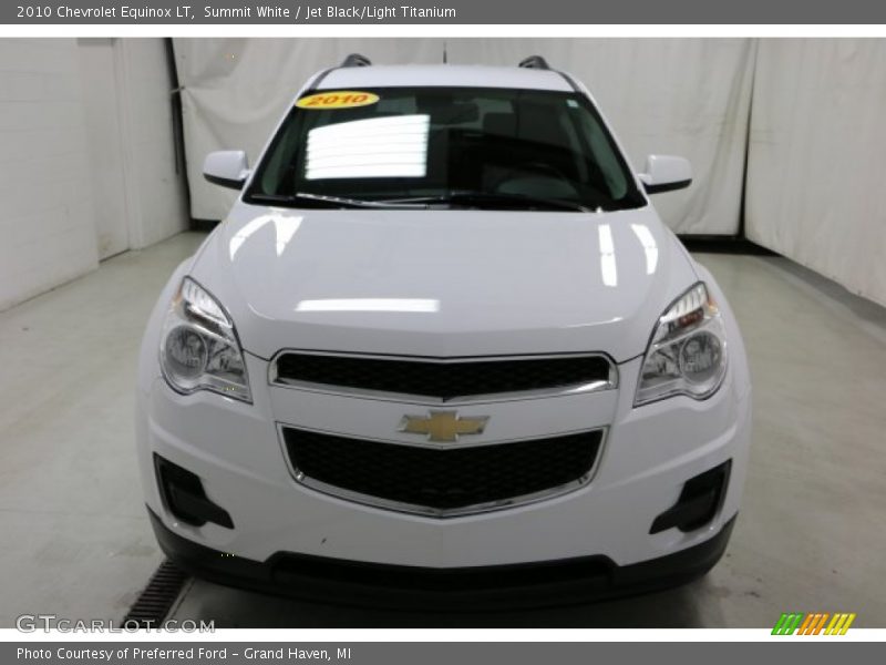 Summit White / Jet Black/Light Titanium 2010 Chevrolet Equinox LT