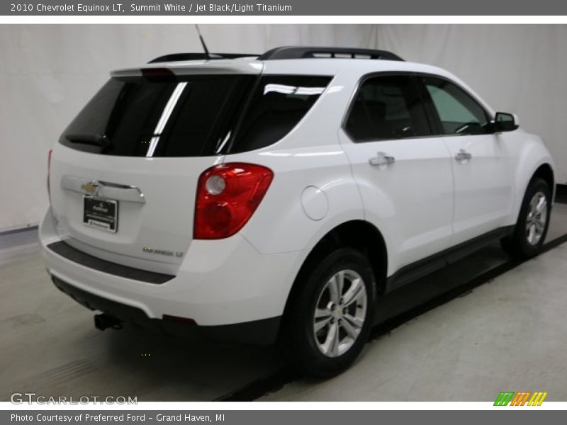 Summit White / Jet Black/Light Titanium 2010 Chevrolet Equinox LT
