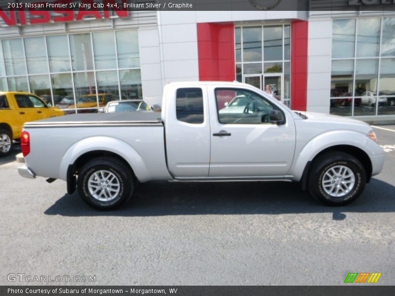 Brilliant Silver / Graphite 2015 Nissan Frontier SV King Cab 4x4