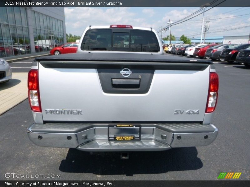 Brilliant Silver / Graphite 2015 Nissan Frontier SV King Cab 4x4
