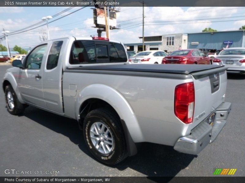 Brilliant Silver / Graphite 2015 Nissan Frontier SV King Cab 4x4