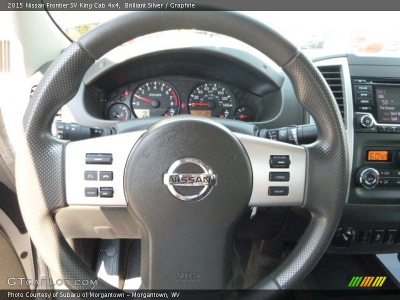 Brilliant Silver / Graphite 2015 Nissan Frontier SV King Cab 4x4