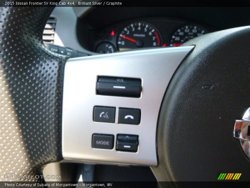 Brilliant Silver / Graphite 2015 Nissan Frontier SV King Cab 4x4