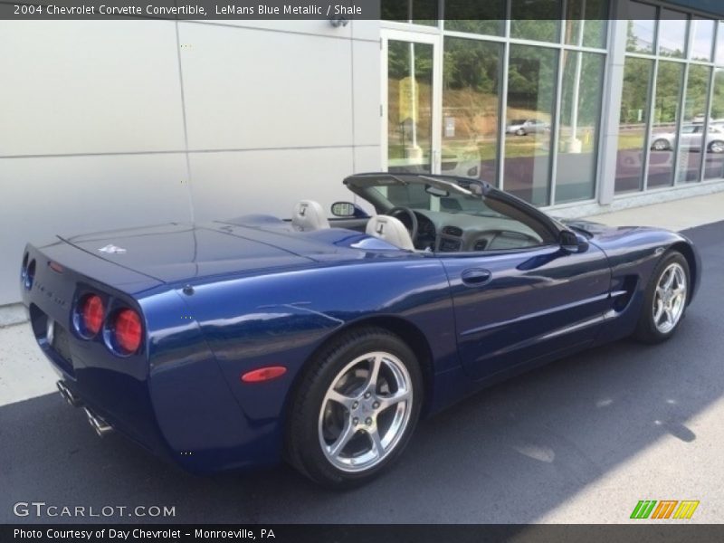 LeMans Blue Metallic / Shale 2004 Chevrolet Corvette Convertible