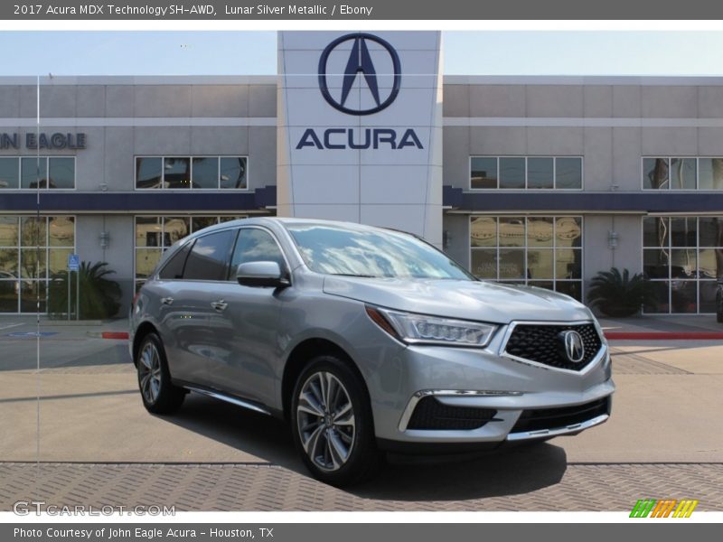 Lunar Silver Metallic / Ebony 2017 Acura MDX Technology SH-AWD
