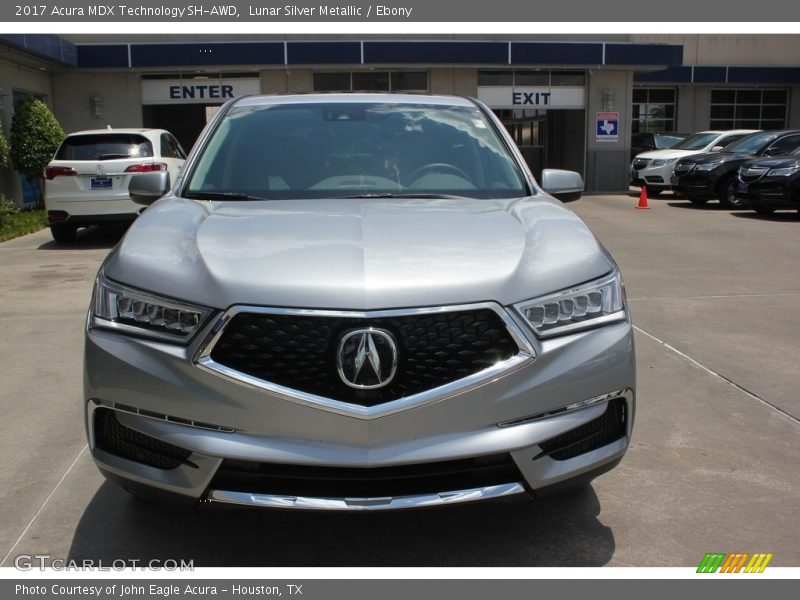 Lunar Silver Metallic / Ebony 2017 Acura MDX Technology SH-AWD