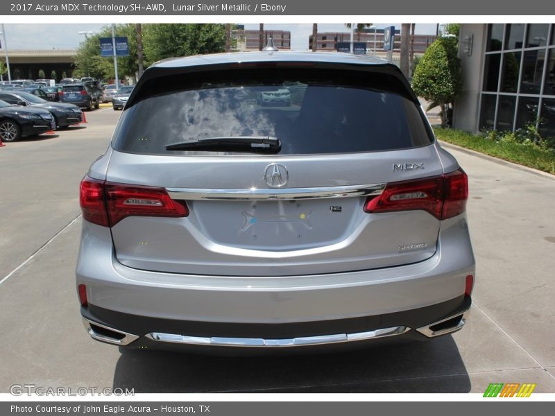Lunar Silver Metallic / Ebony 2017 Acura MDX Technology SH-AWD