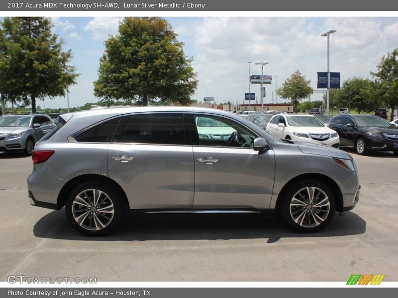 Lunar Silver Metallic / Ebony 2017 Acura MDX Technology SH-AWD