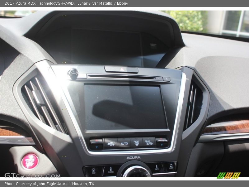 Lunar Silver Metallic / Ebony 2017 Acura MDX Technology SH-AWD