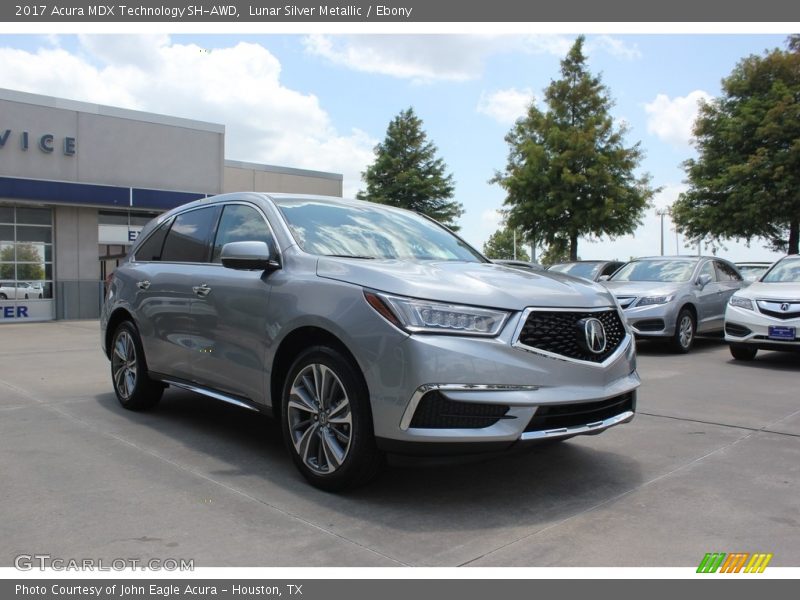 Lunar Silver Metallic / Ebony 2017 Acura MDX Technology SH-AWD