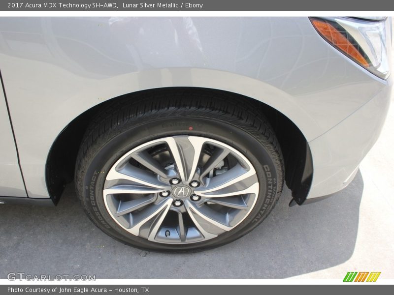 Lunar Silver Metallic / Ebony 2017 Acura MDX Technology SH-AWD
