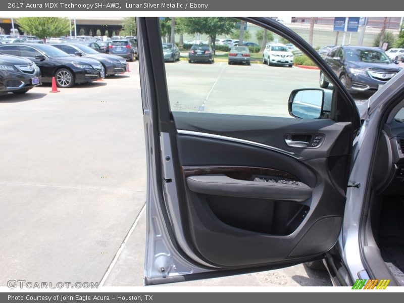 Lunar Silver Metallic / Ebony 2017 Acura MDX Technology SH-AWD