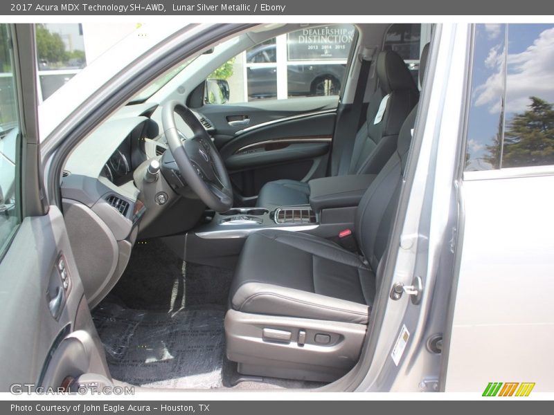 Lunar Silver Metallic / Ebony 2017 Acura MDX Technology SH-AWD