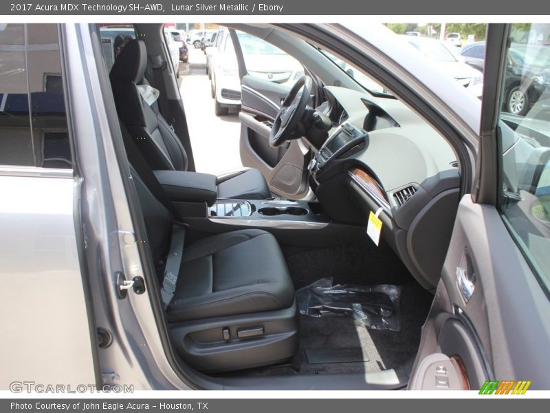 Lunar Silver Metallic / Ebony 2017 Acura MDX Technology SH-AWD