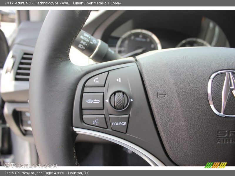 Lunar Silver Metallic / Ebony 2017 Acura MDX Technology SH-AWD