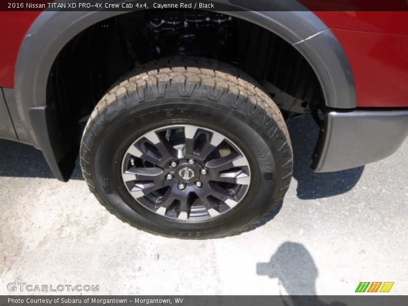 Cayenne Red / Black 2016 Nissan TITAN XD PRO-4X Crew Cab 4x4