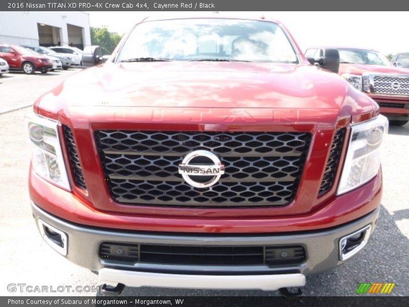 Cayenne Red / Black 2016 Nissan TITAN XD PRO-4X Crew Cab 4x4