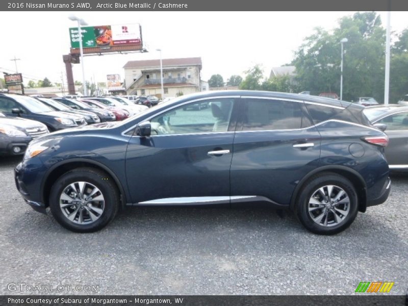 Arctic Blue Metallic / Cashmere 2016 Nissan Murano S AWD