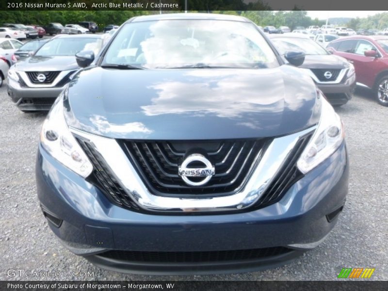 Arctic Blue Metallic / Cashmere 2016 Nissan Murano S AWD