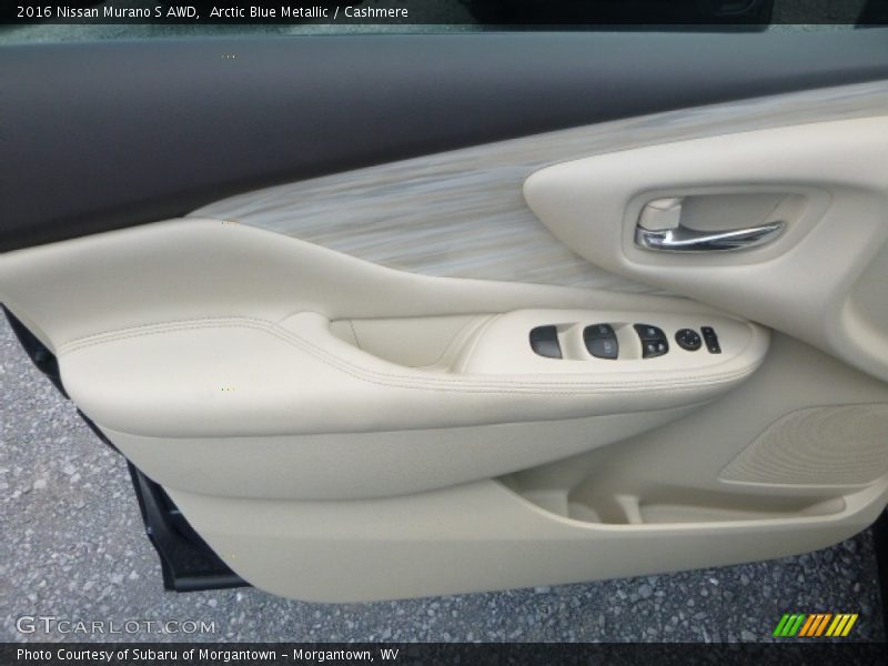 Arctic Blue Metallic / Cashmere 2016 Nissan Murano S AWD
