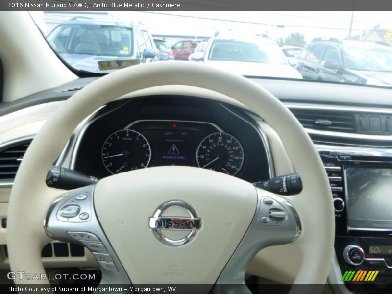 Arctic Blue Metallic / Cashmere 2016 Nissan Murano S AWD