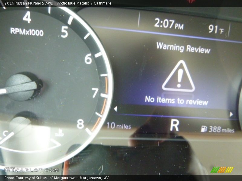 Arctic Blue Metallic / Cashmere 2016 Nissan Murano S AWD