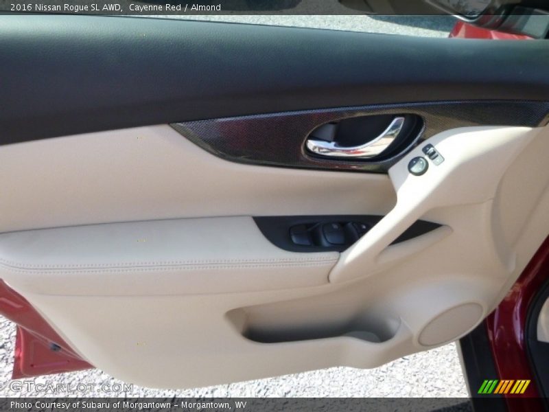 Cayenne Red / Almond 2016 Nissan Rogue SL AWD