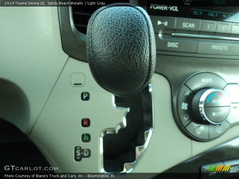 Sandy Beach Metallic / Light Gray 2014 Toyota Sienna LE