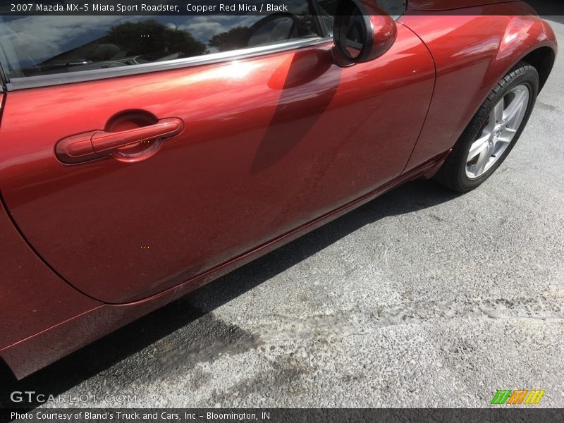 Copper Red Mica / Black 2007 Mazda MX-5 Miata Sport Roadster
