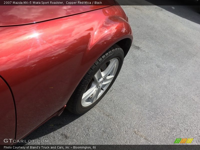 Copper Red Mica / Black 2007 Mazda MX-5 Miata Sport Roadster