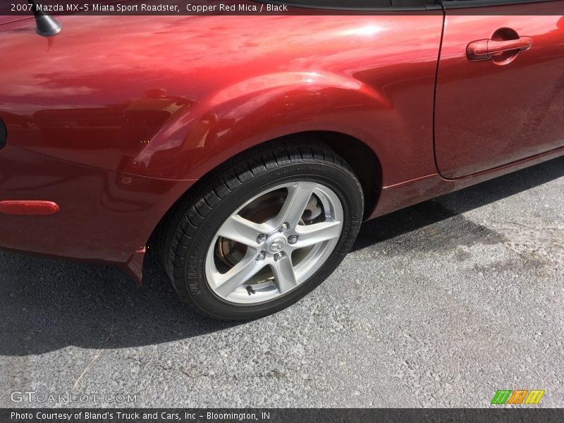 Copper Red Mica / Black 2007 Mazda MX-5 Miata Sport Roadster