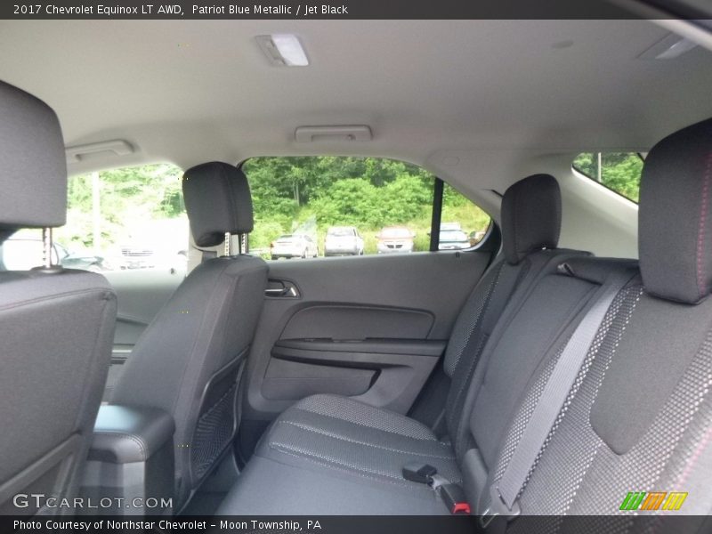 Patriot Blue Metallic / Jet Black 2017 Chevrolet Equinox LT AWD