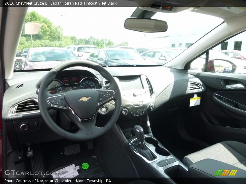 Siren Red Tintcoat / Jet Black 2016 Chevrolet Cruze LT Sedan