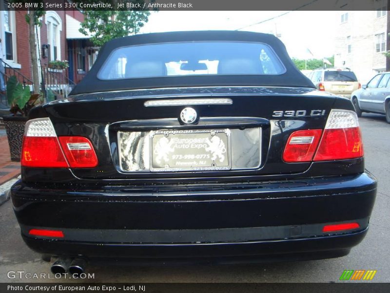 Jet Black / Anthracite Black 2005 BMW 3 Series 330i Convertible