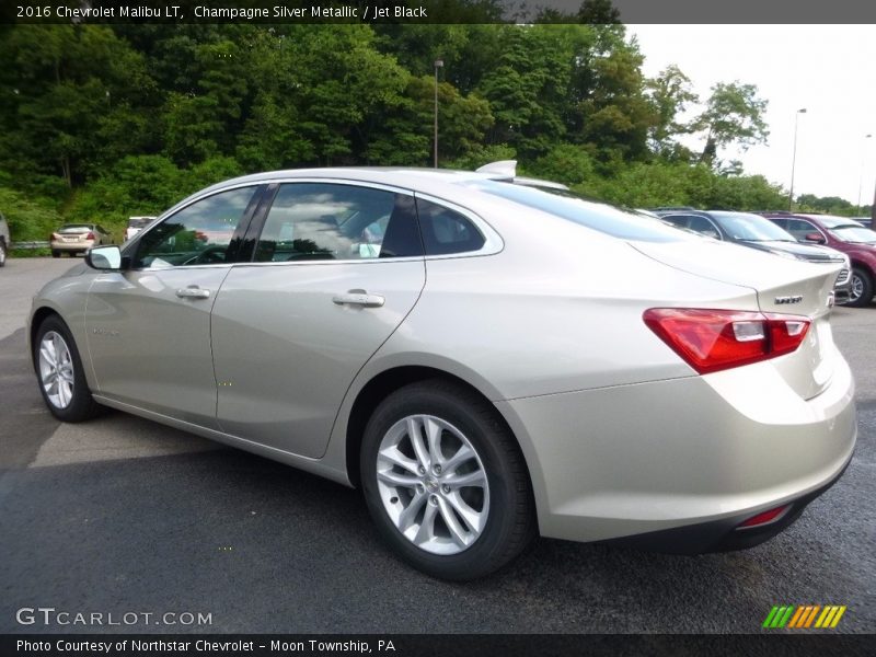 Champagne Silver Metallic / Jet Black 2016 Chevrolet Malibu LT