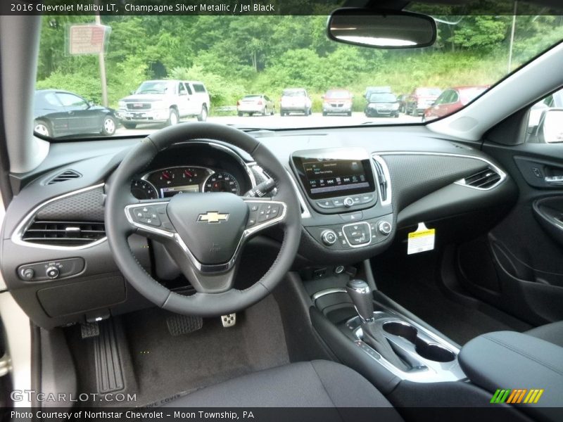 Champagne Silver Metallic / Jet Black 2016 Chevrolet Malibu LT