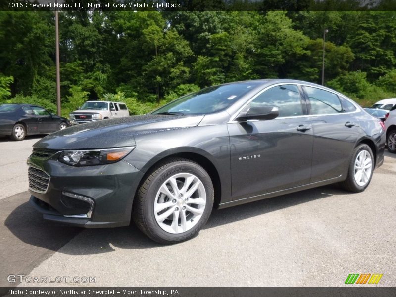 Nightfall Gray Metallic / Jet Black 2016 Chevrolet Malibu LT
