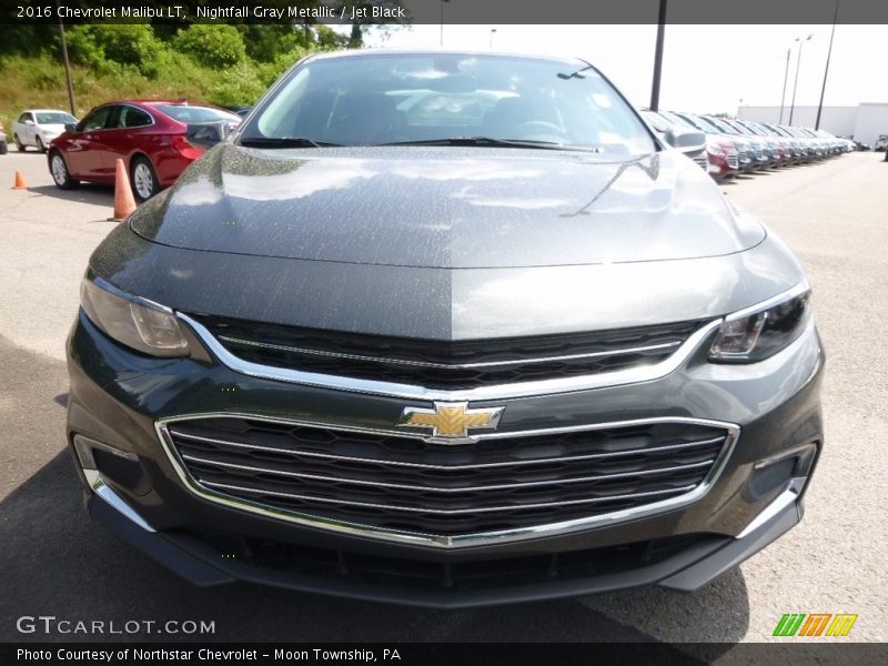 Nightfall Gray Metallic / Jet Black 2016 Chevrolet Malibu LT