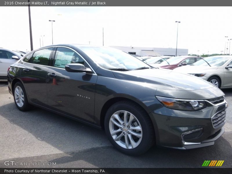 Nightfall Gray Metallic / Jet Black 2016 Chevrolet Malibu LT