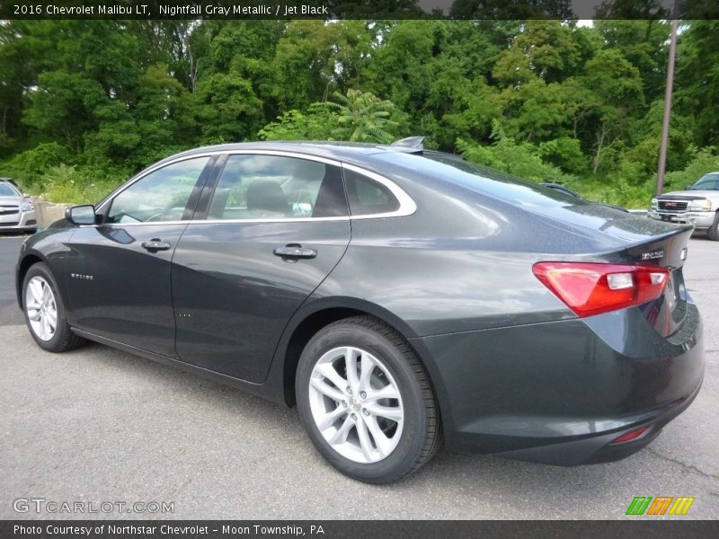 Nightfall Gray Metallic / Jet Black 2016 Chevrolet Malibu LT