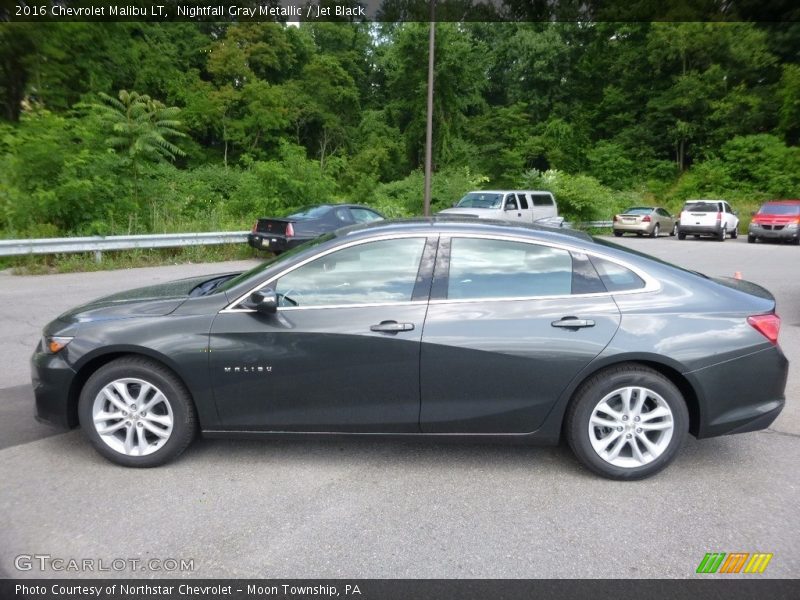Nightfall Gray Metallic / Jet Black 2016 Chevrolet Malibu LT