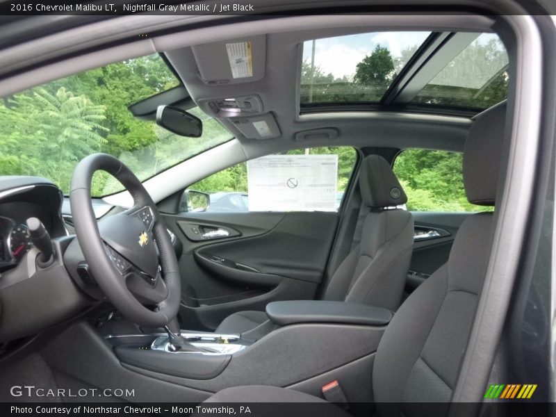 Nightfall Gray Metallic / Jet Black 2016 Chevrolet Malibu LT