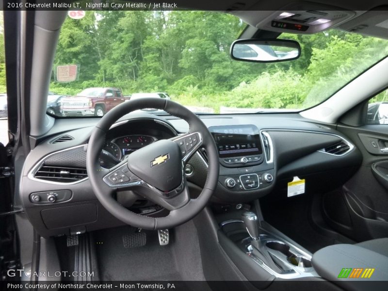 Nightfall Gray Metallic / Jet Black 2016 Chevrolet Malibu LT