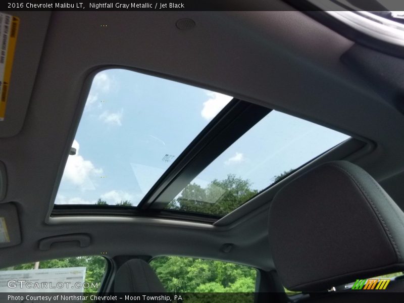 Nightfall Gray Metallic / Jet Black 2016 Chevrolet Malibu LT